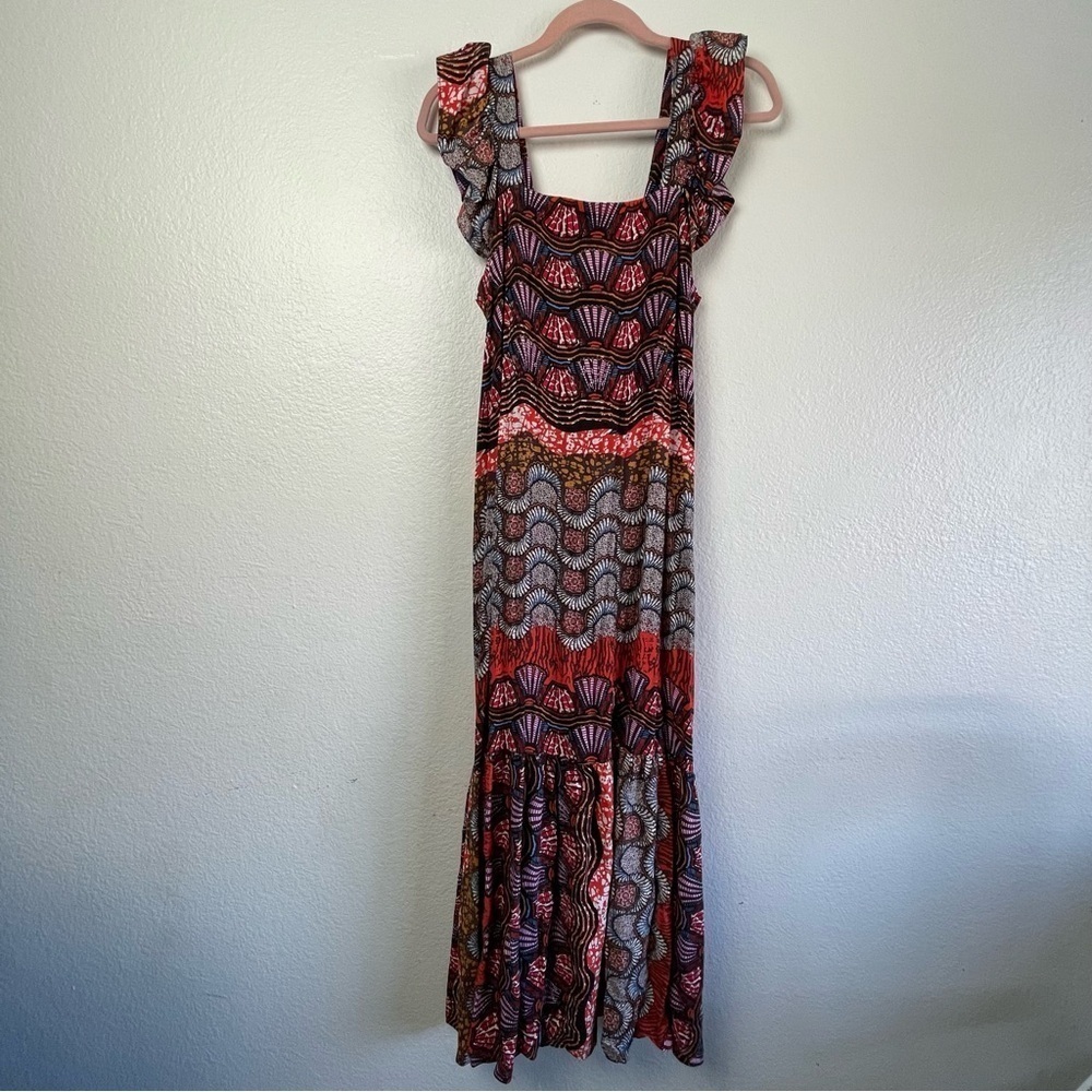 Anthropology Corey Lynn Calter Doriane Midi Dress Seashells Size M NWT - Picture 6 of 11